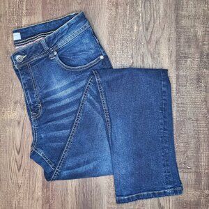 34/30 Sonny Bono Born Trendy Regular Fit Stretch Jeans IT50 Dark Wash